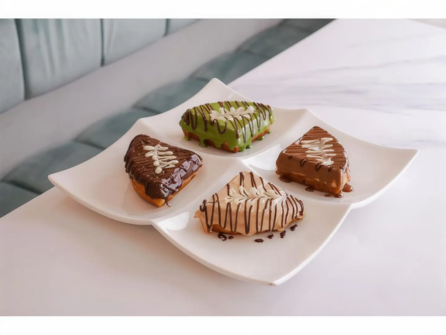 2 Piece Mixed Waffle