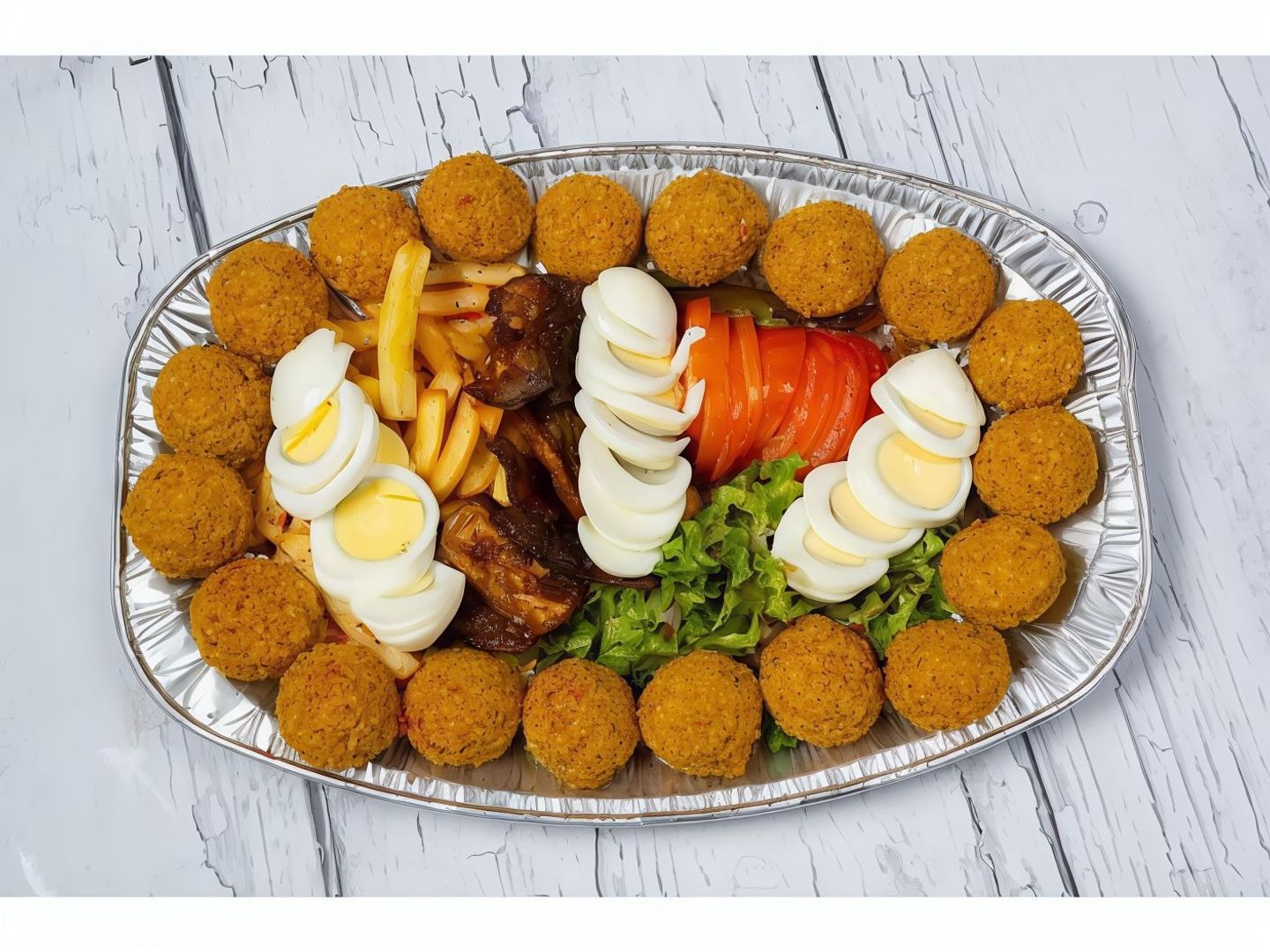 فلافل مع بيض