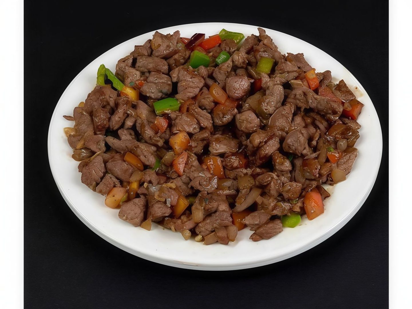 لحم مع كبده