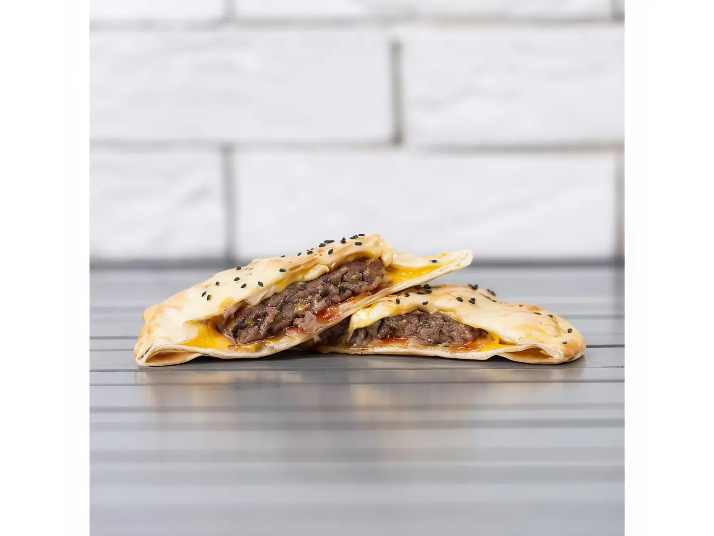 Double Beef Burger Pie