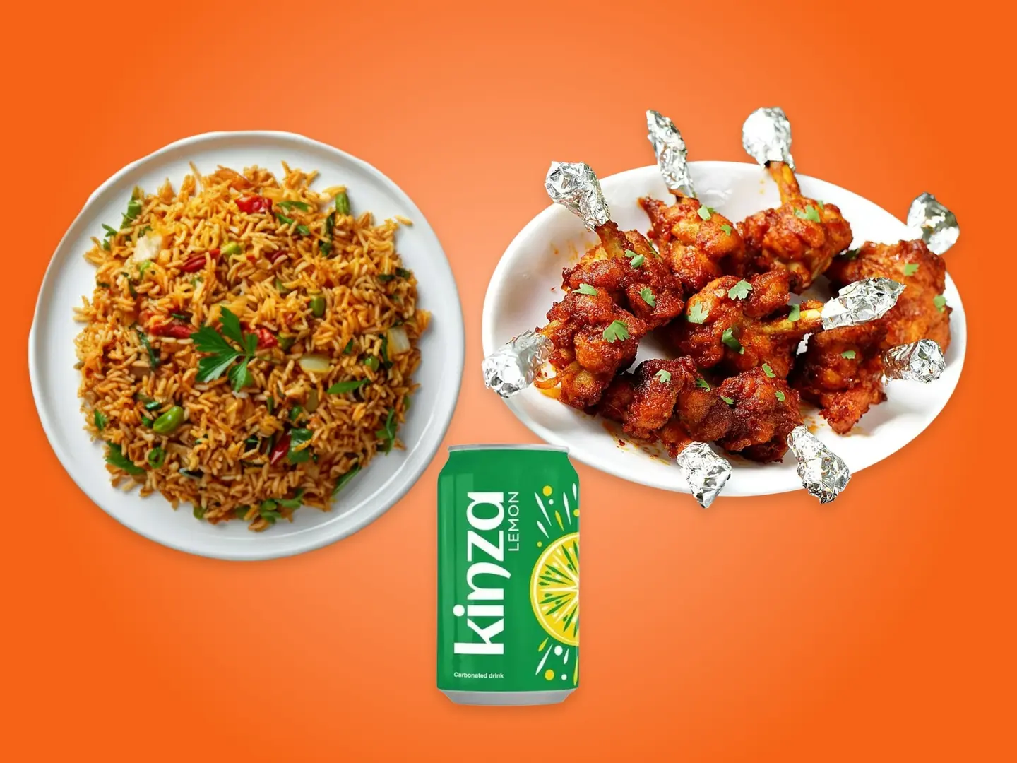 Chicken Lolipop, Mixed Fried & One Kinza