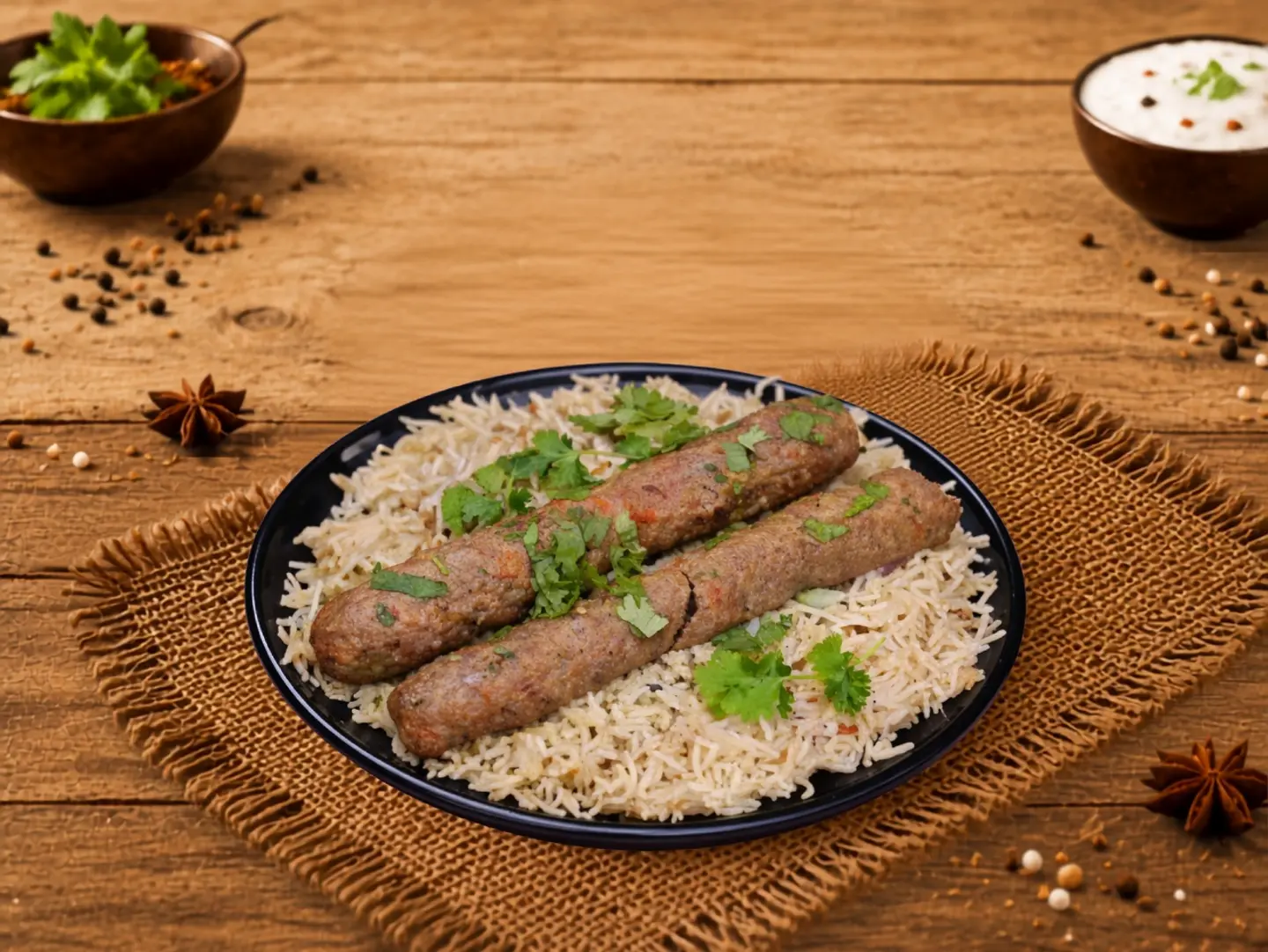 Beef Kabab Rice
