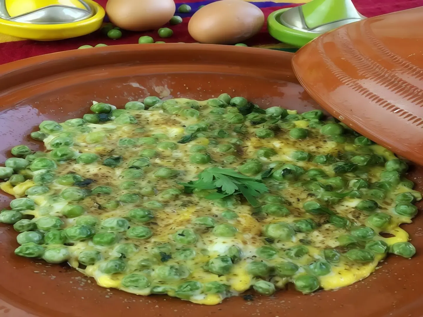 بازيلا بالبيض