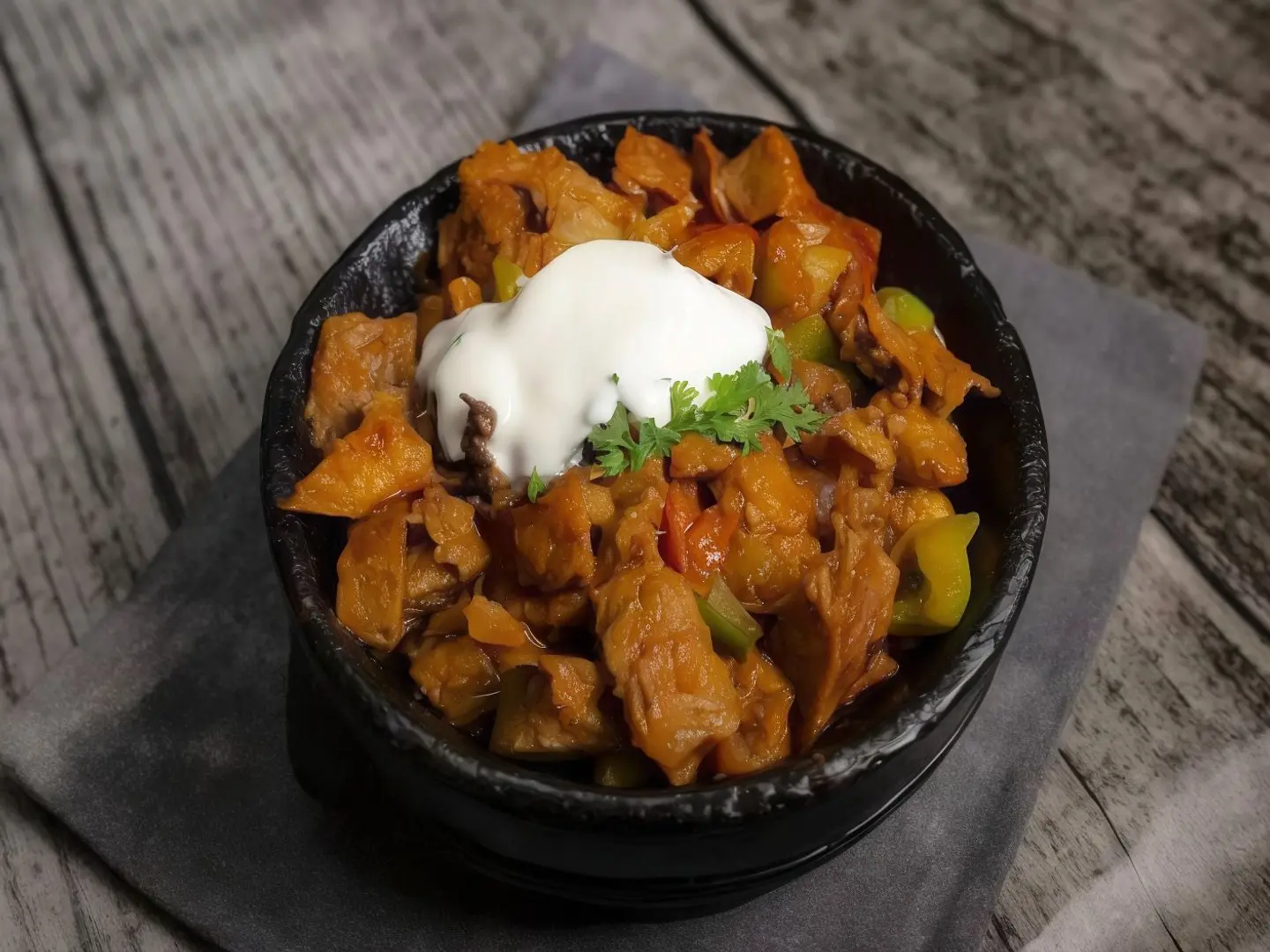 Beef Maqlqal With Cheese