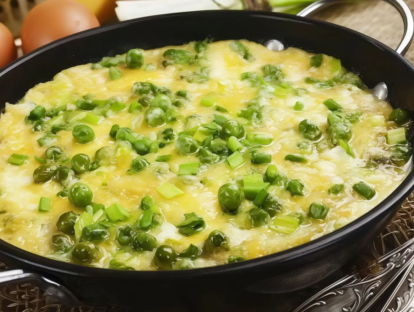 Peas With Eggs