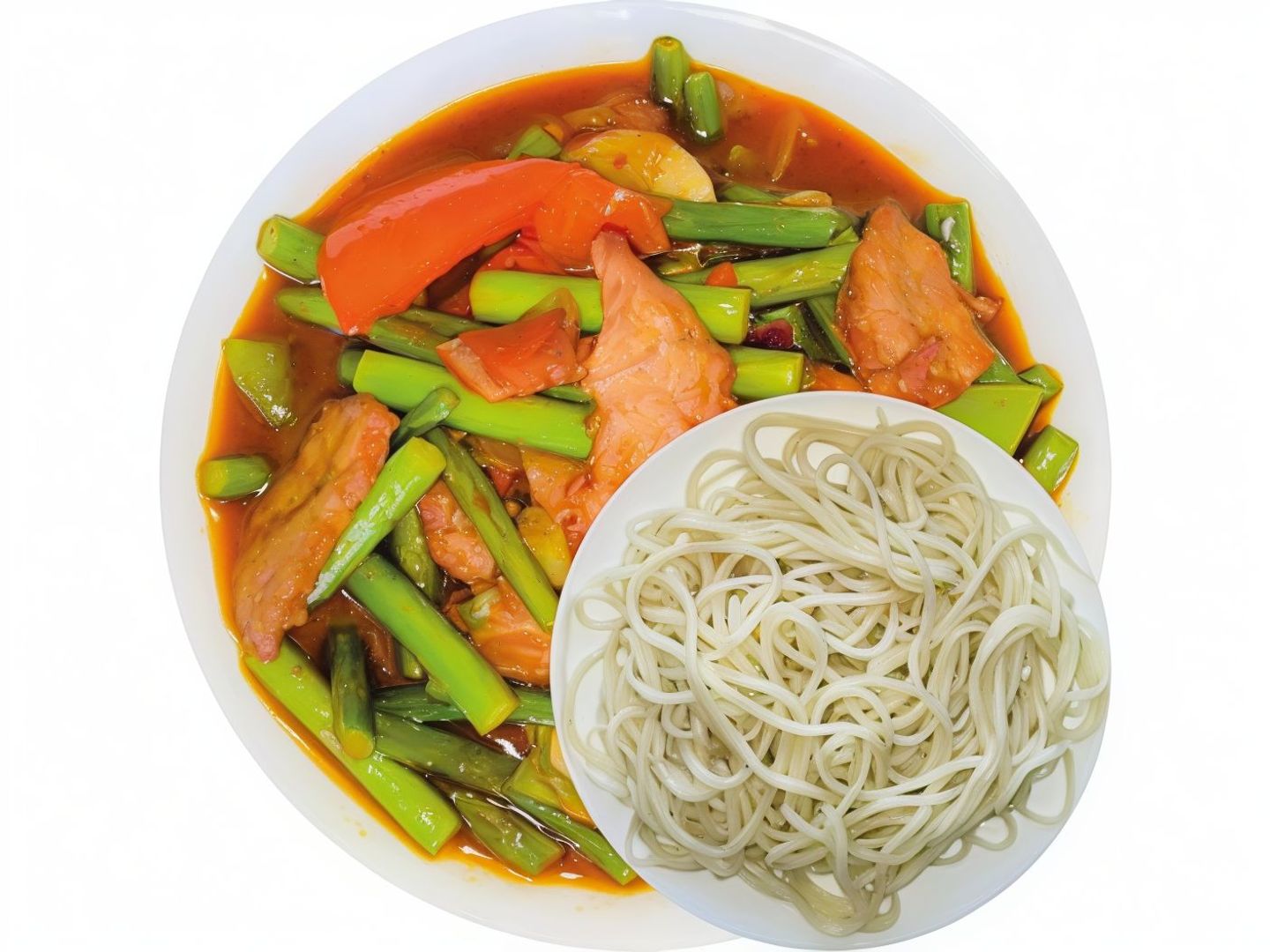 Lagman With Green Garlic