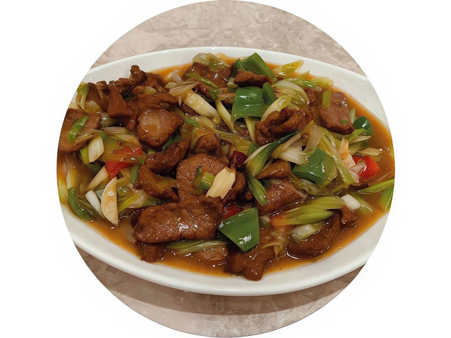 Beef With Green Onions