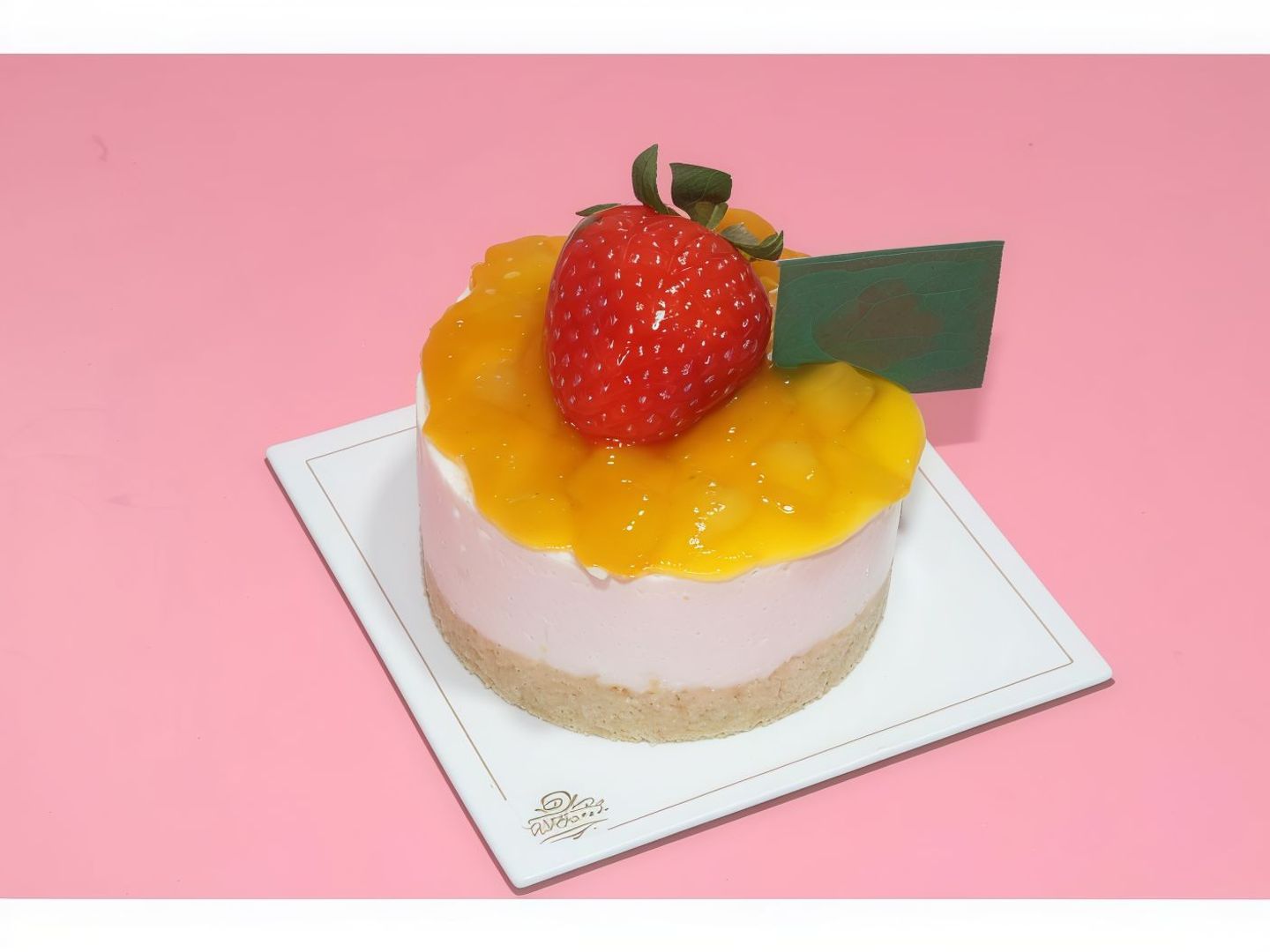 Mango Cheesecake Piece