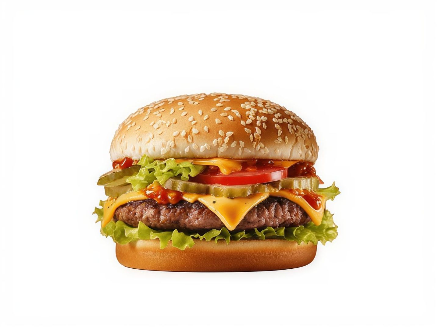 Beef Burger With Cheese