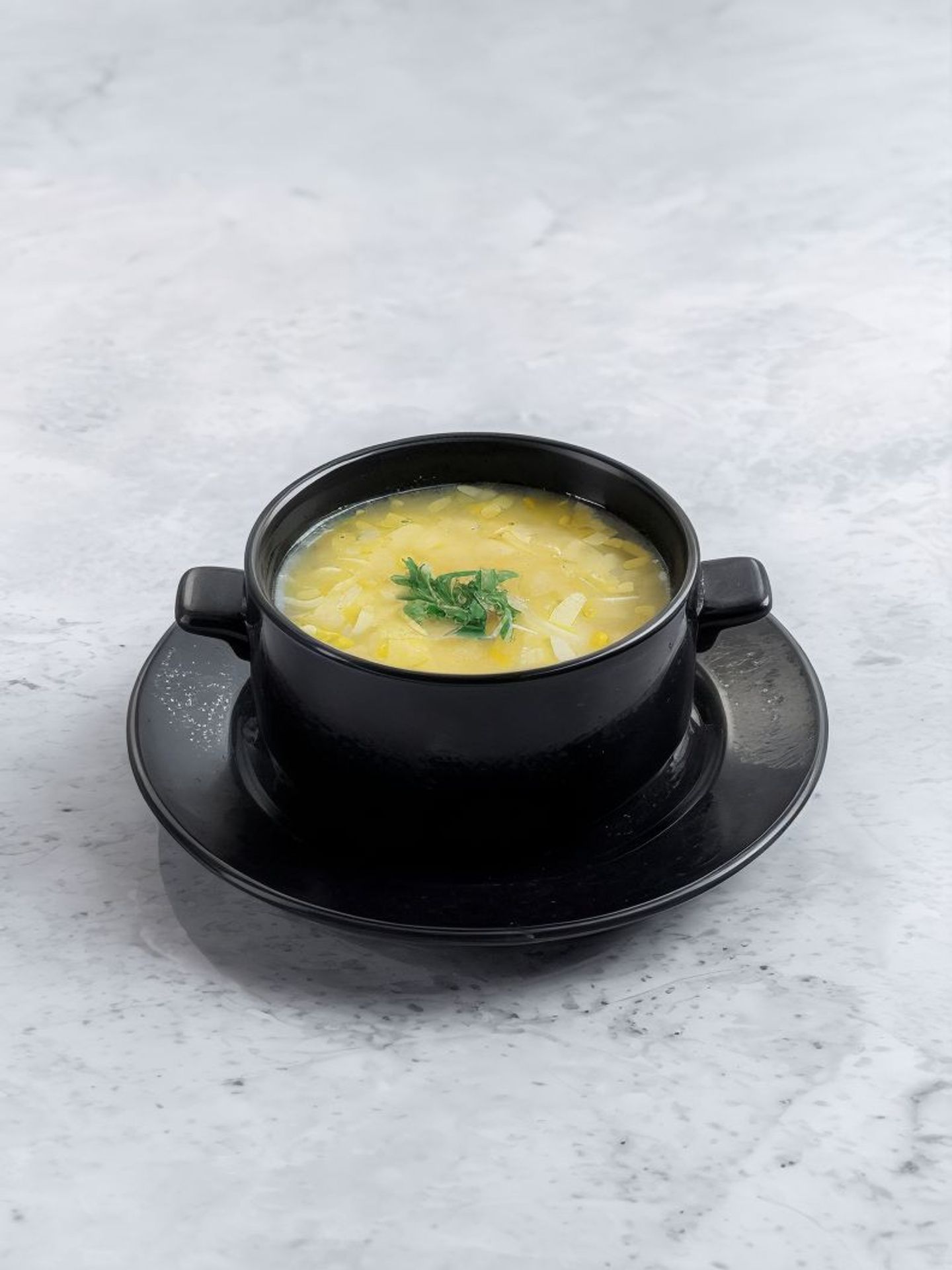 شوربة دجاج مع ذرة