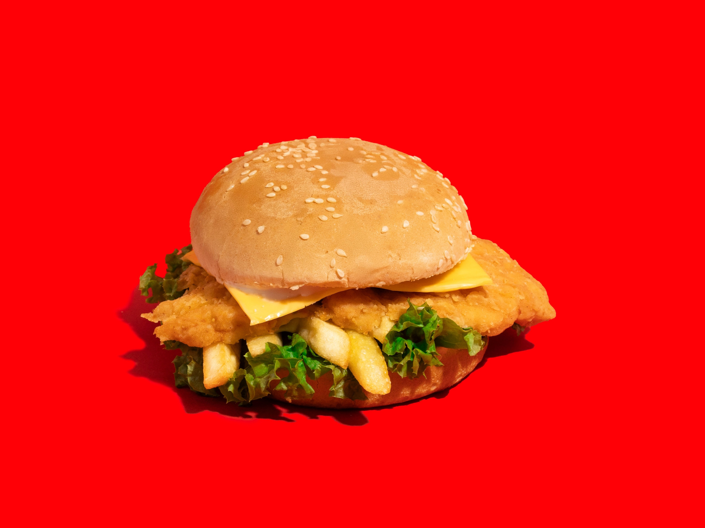 سندوتش برجر زنجر