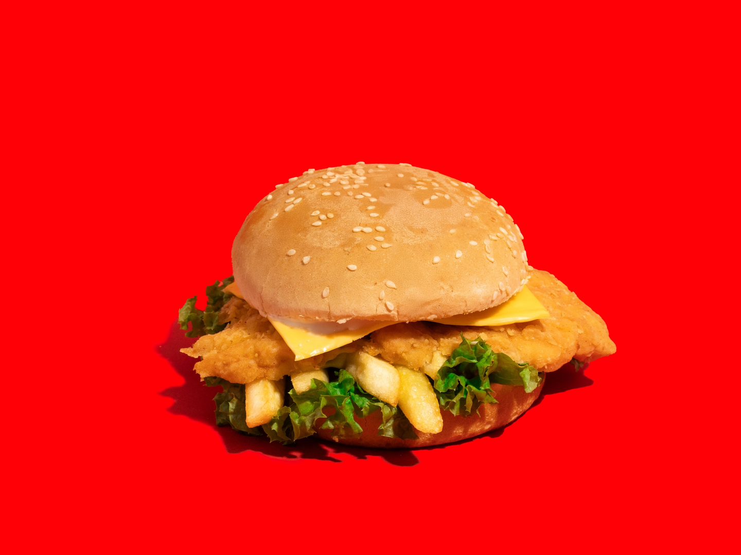 سندوتش برجر دجاج