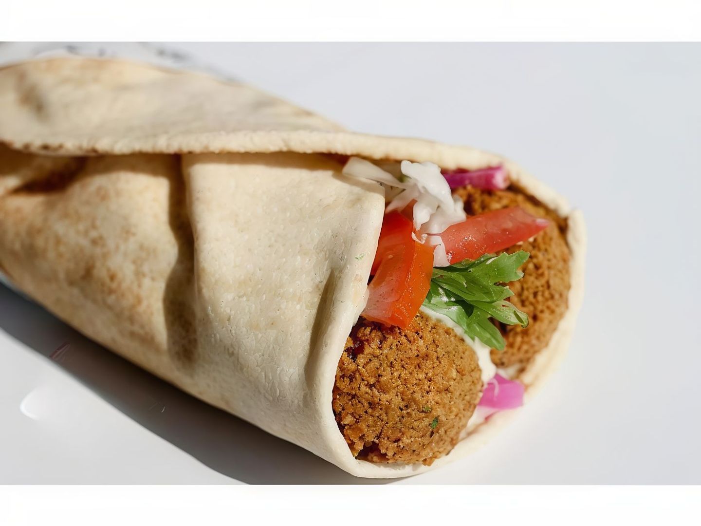 فطيرة فلافل سادة