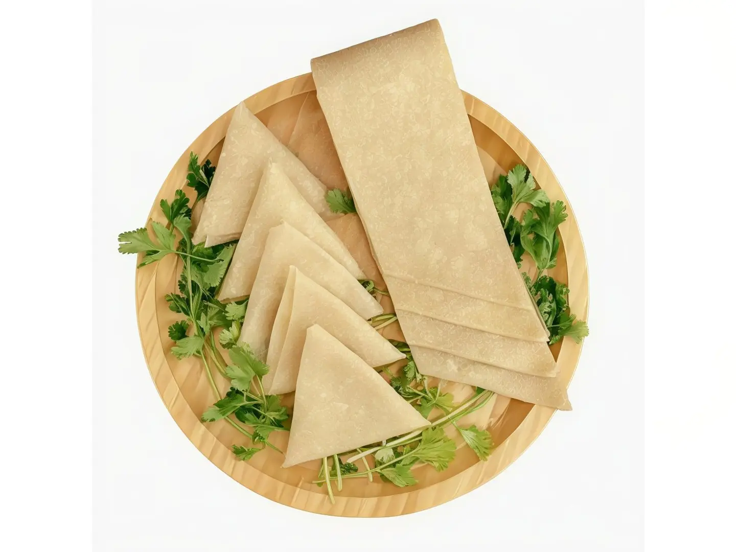 رقائق سمبوسة ابيض مقرمش