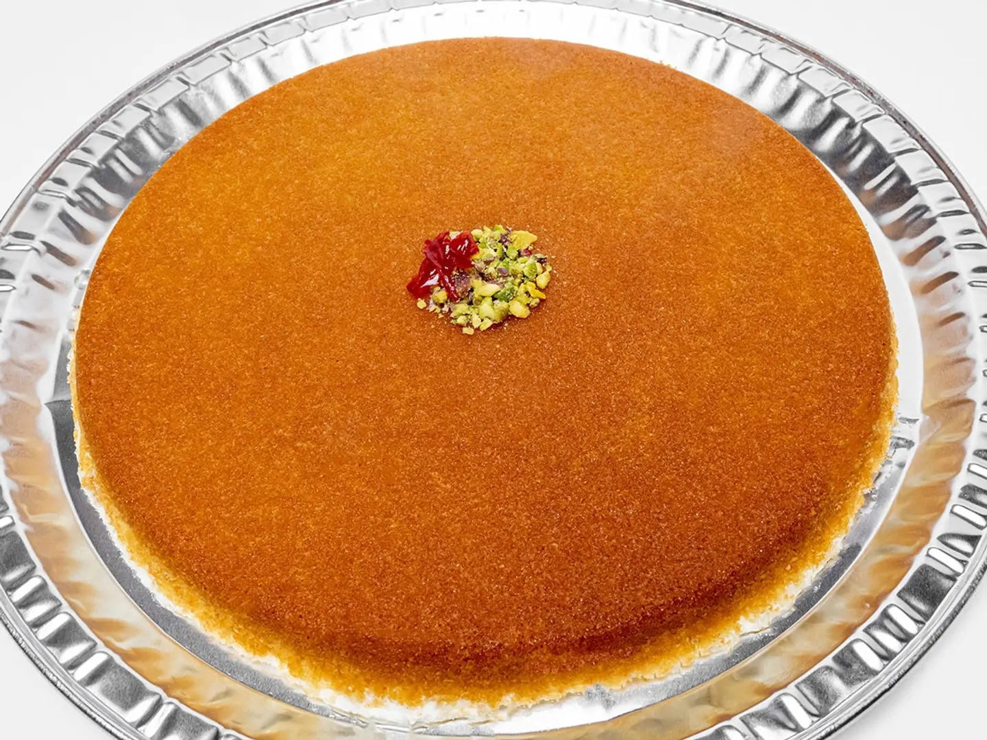 صحن كنافة جبن مع قطر