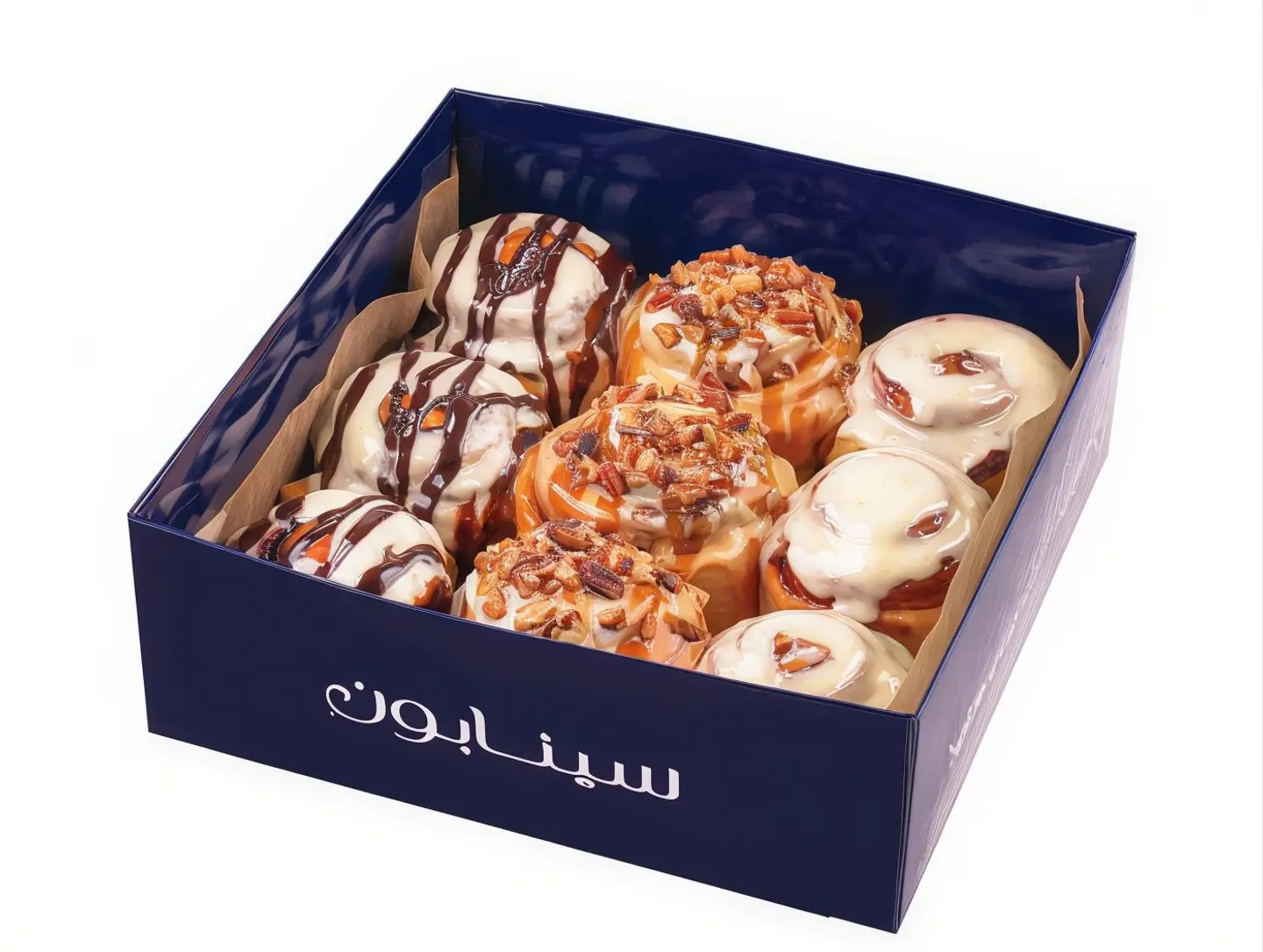 تشكيله 9 حبات ( 3 ميني بون - 3 ميني بيكان - 3 ميني شوكو )