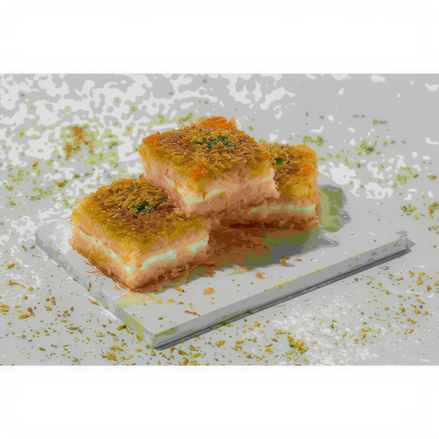 Large Box Of Cream Kunafah