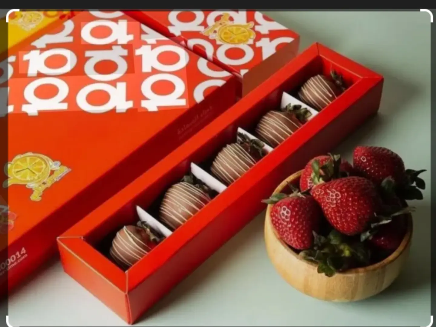 فراولة 6 حبات شوكلت