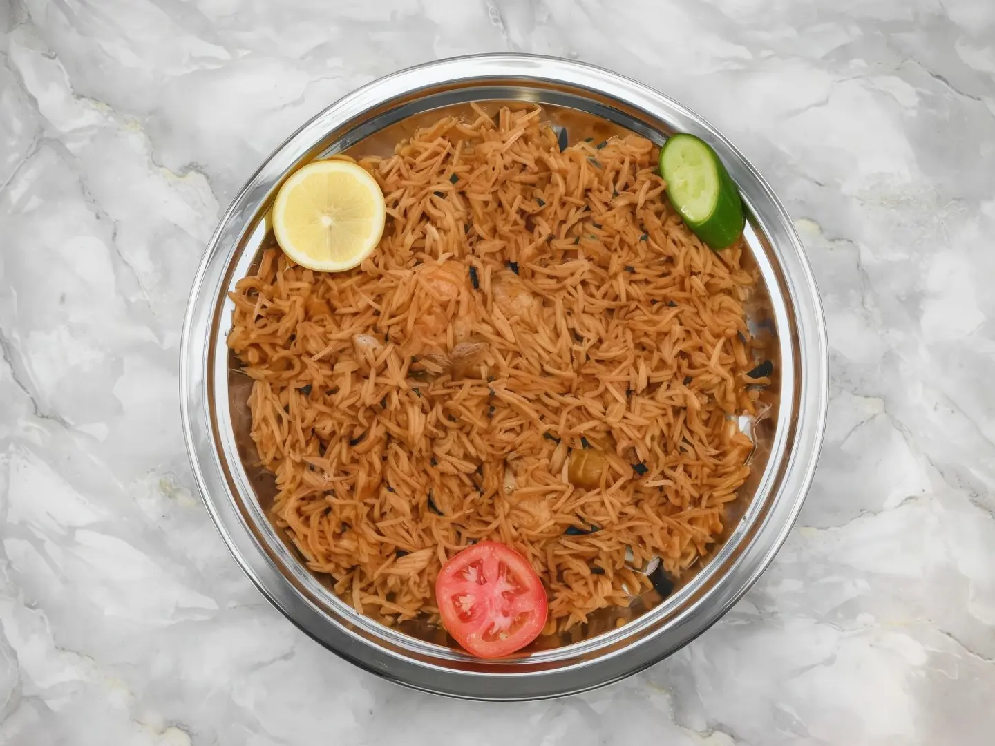 دجاج مضغوط نصف حبة