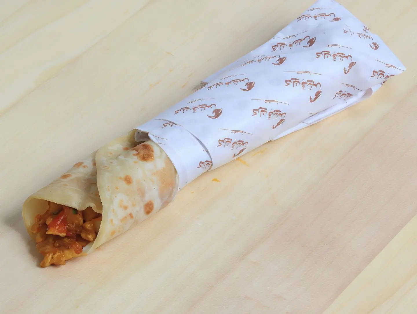 Chicken And Cheese Chapati