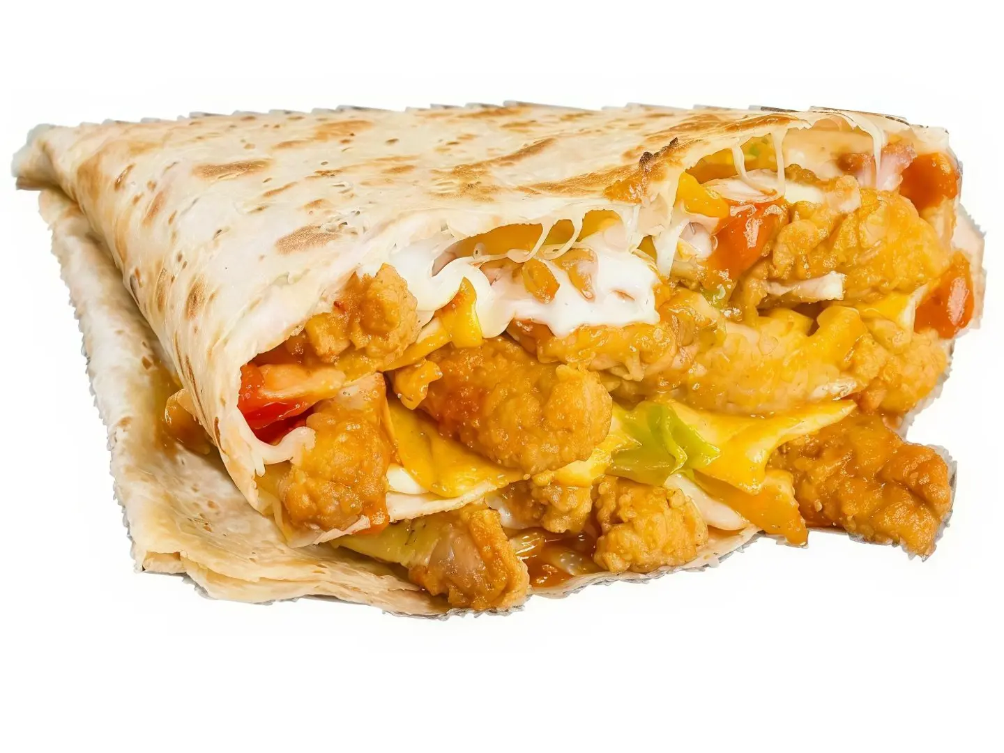 كريب زنجر دجاج حار