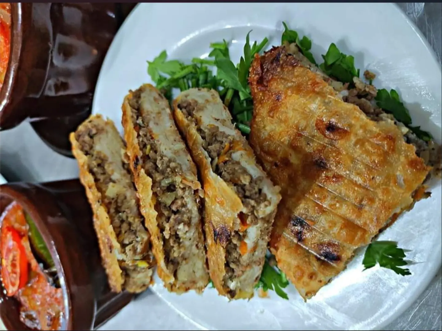حوواوشى لحم ساده على الفحم