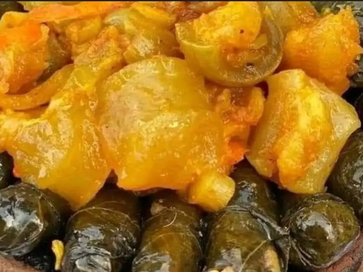 طاجن كوارع ورق عنب