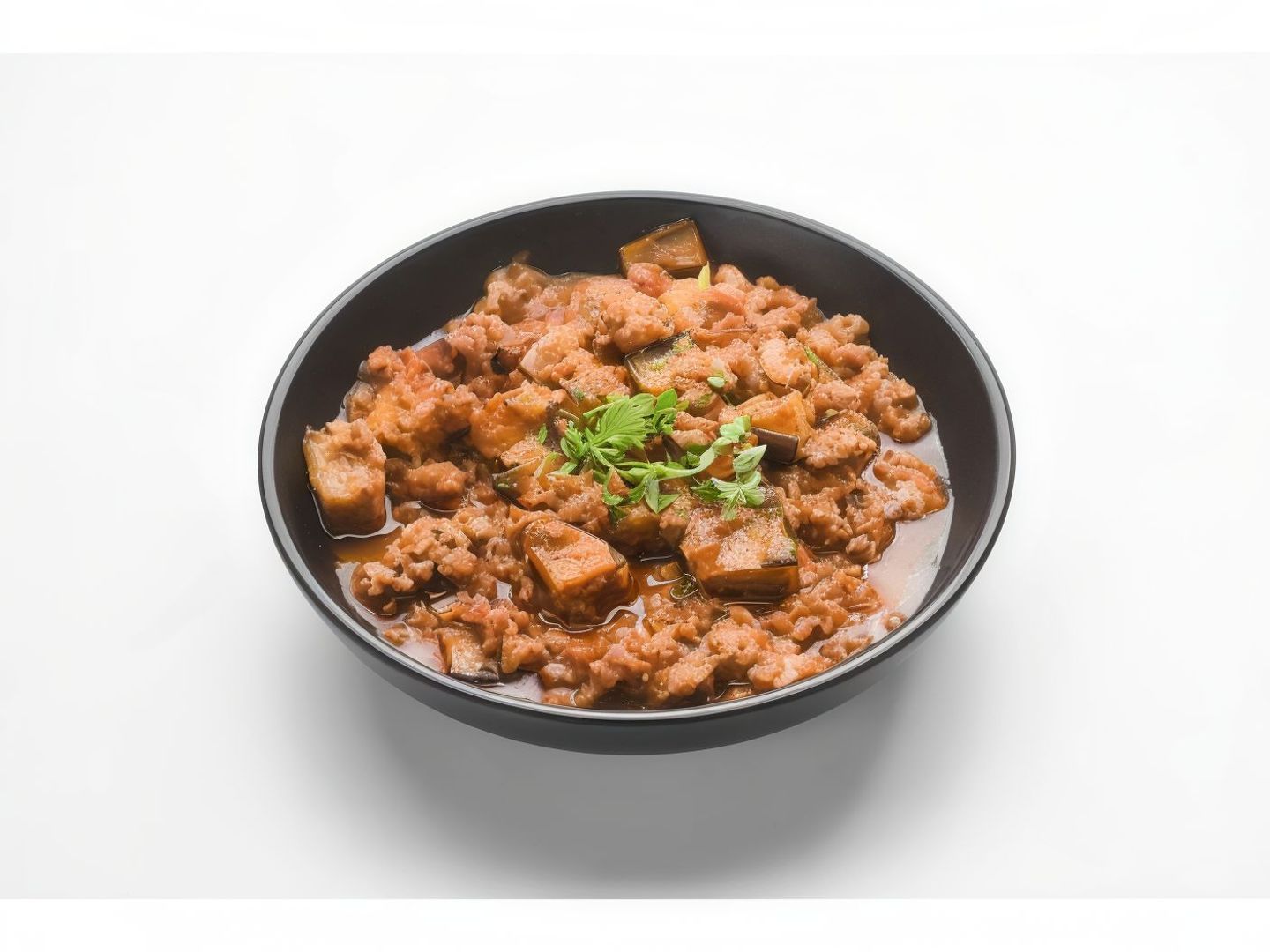 Eggplant With Camel Mince Plate