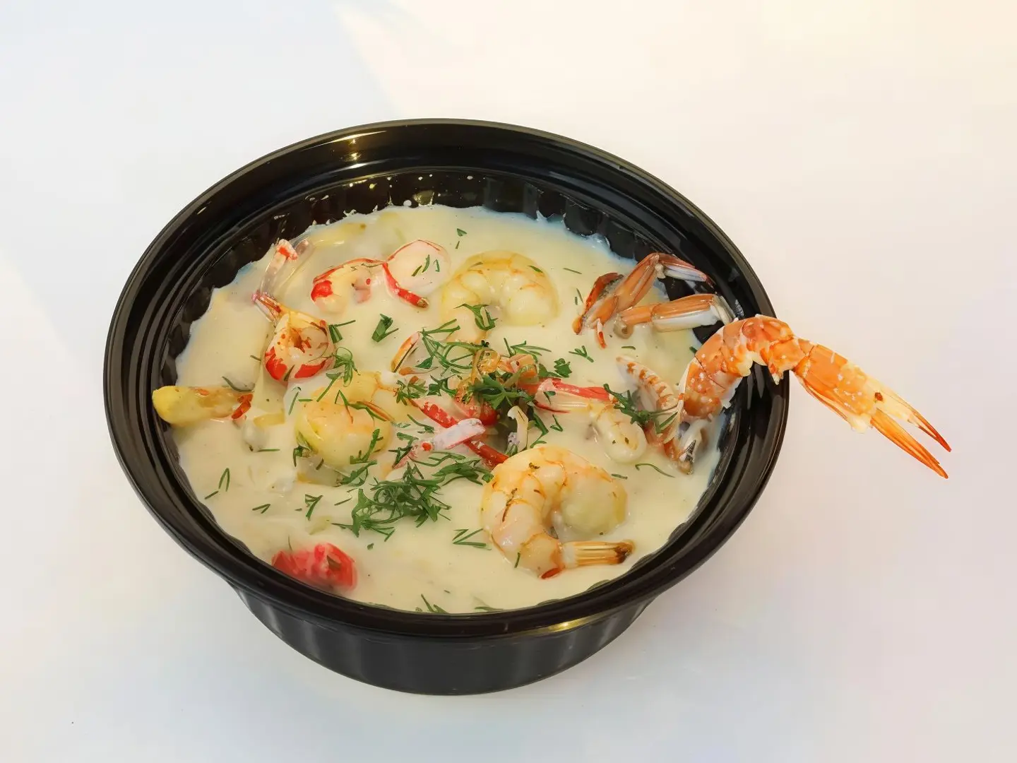 Shrimp With White Sauce