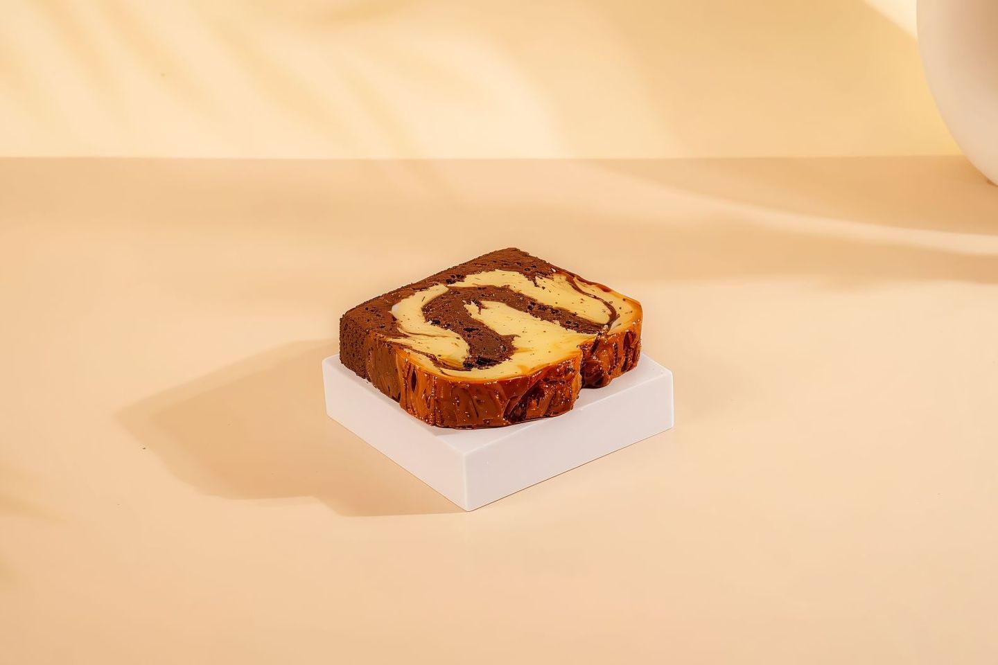 شرائح الكيك بالشوكلاته