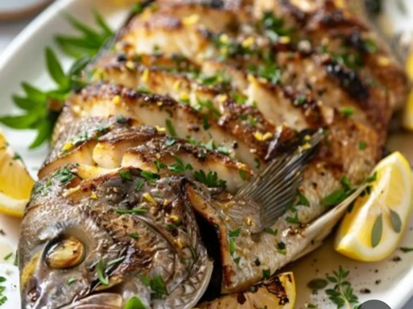 Grilled Croaker Fish