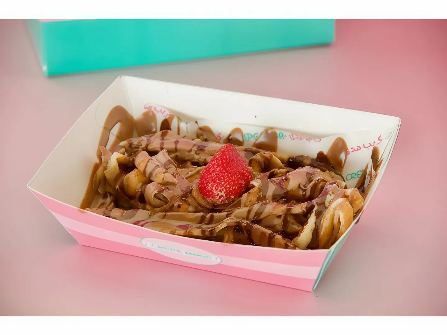 Fettuccine Crepe With Strawberries