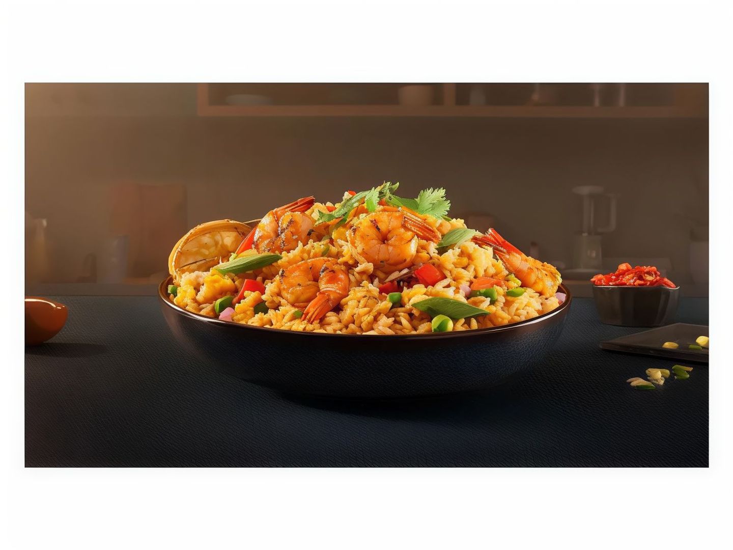 Fried Shrimp With Rice