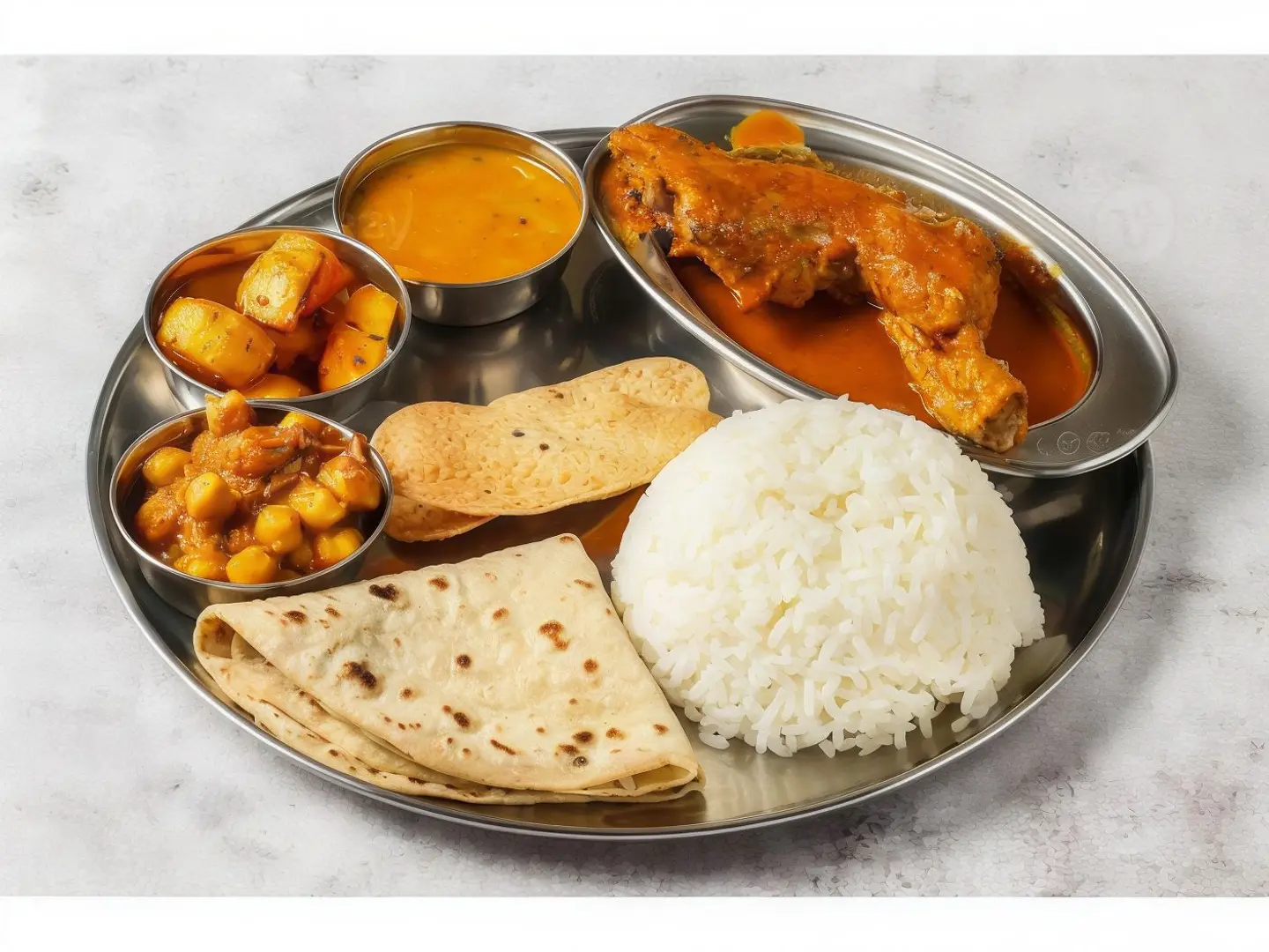 Chicken Thali