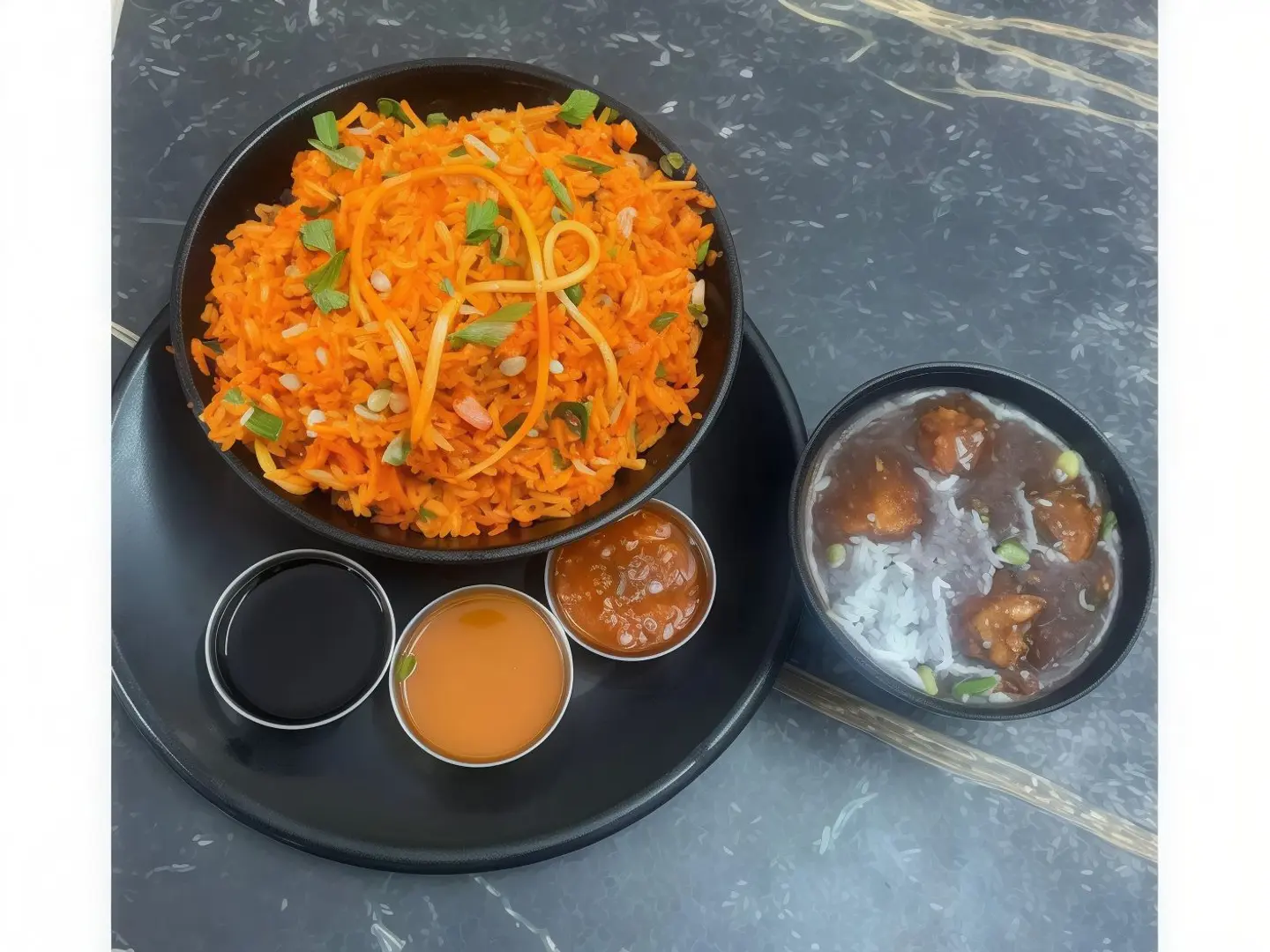 Triple Vegetarian Rice