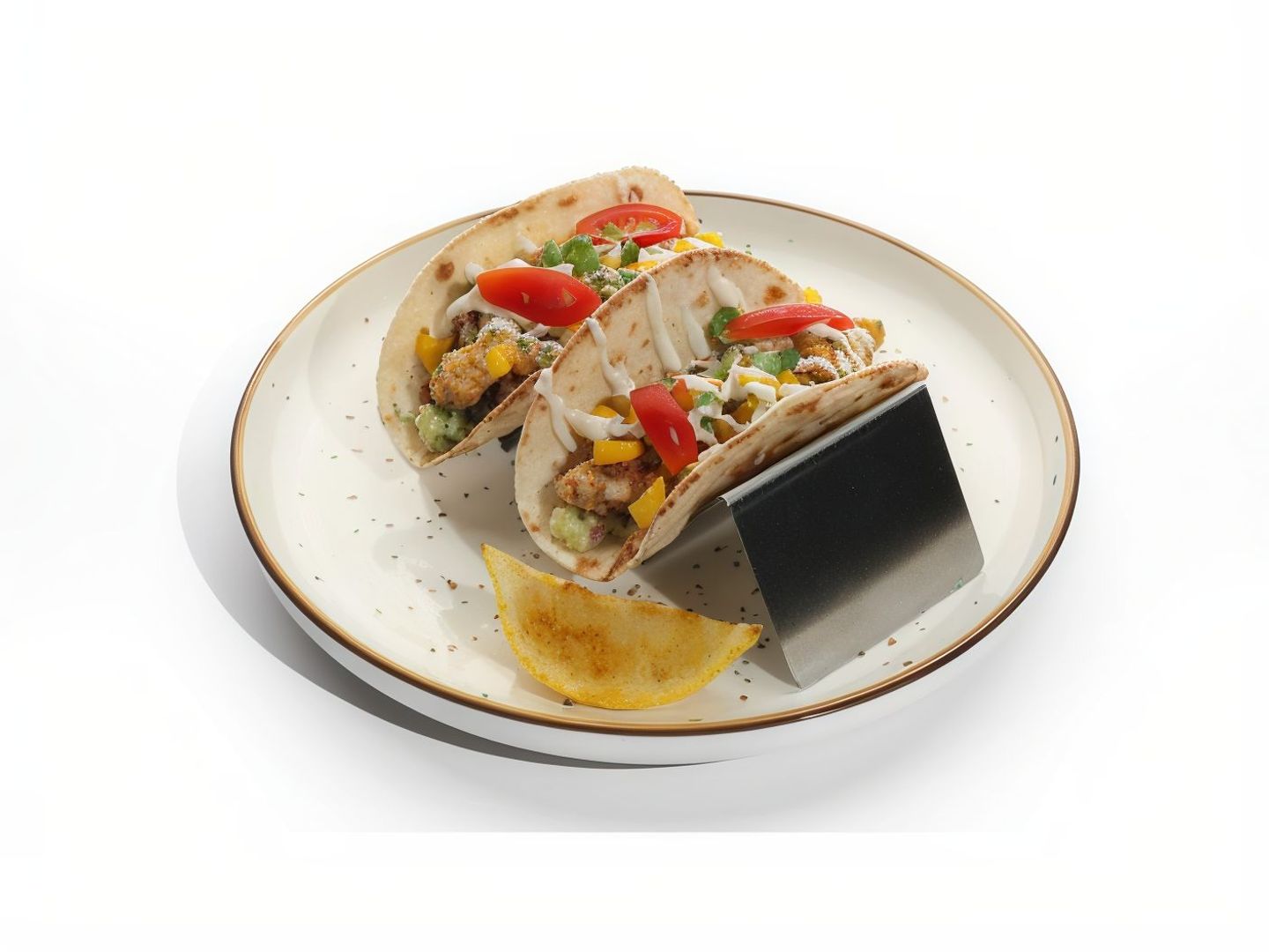 Tacos Fried Chicken With Guacamole And Mango Salsa