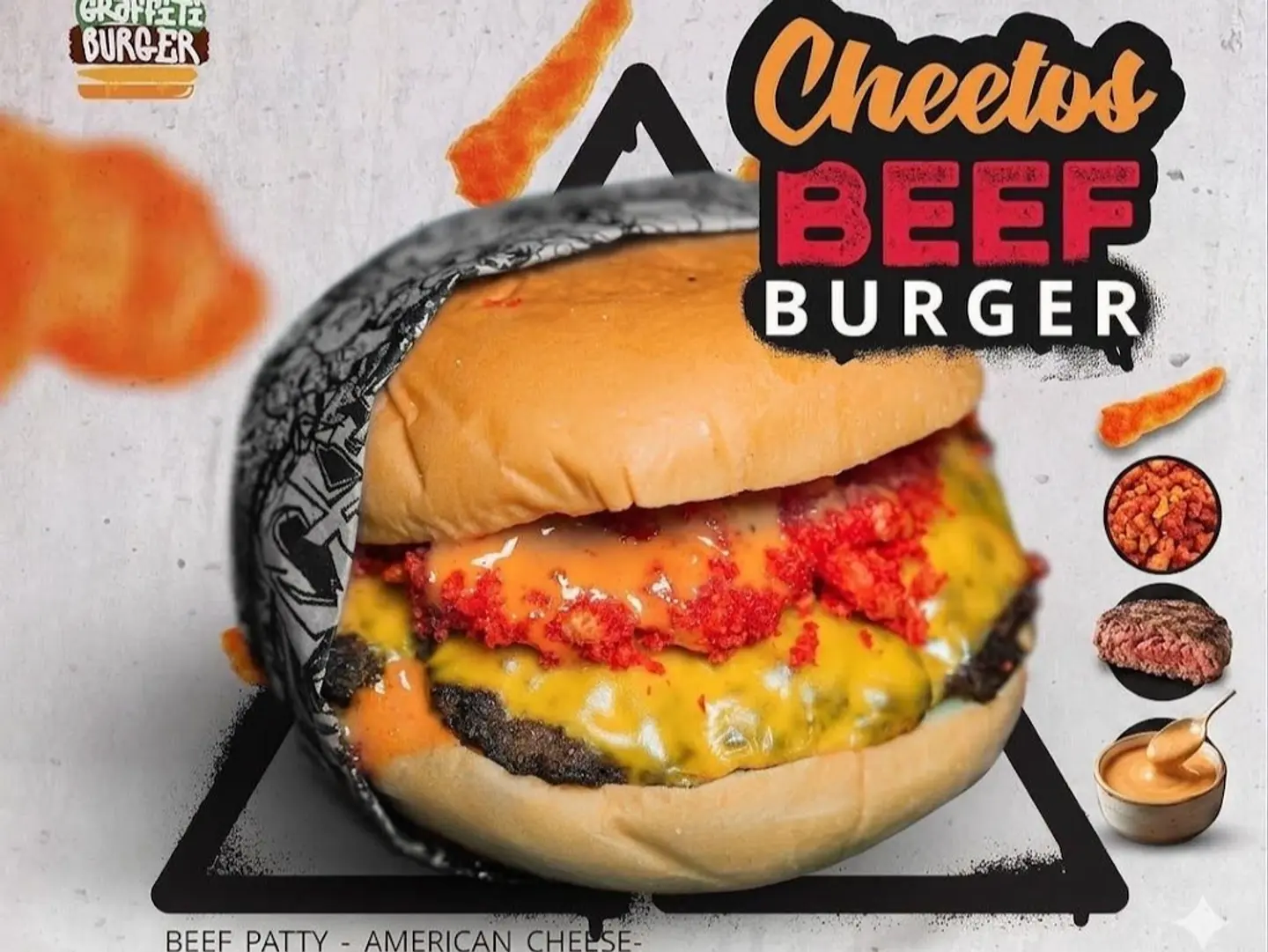 Cheetos Beef Burger