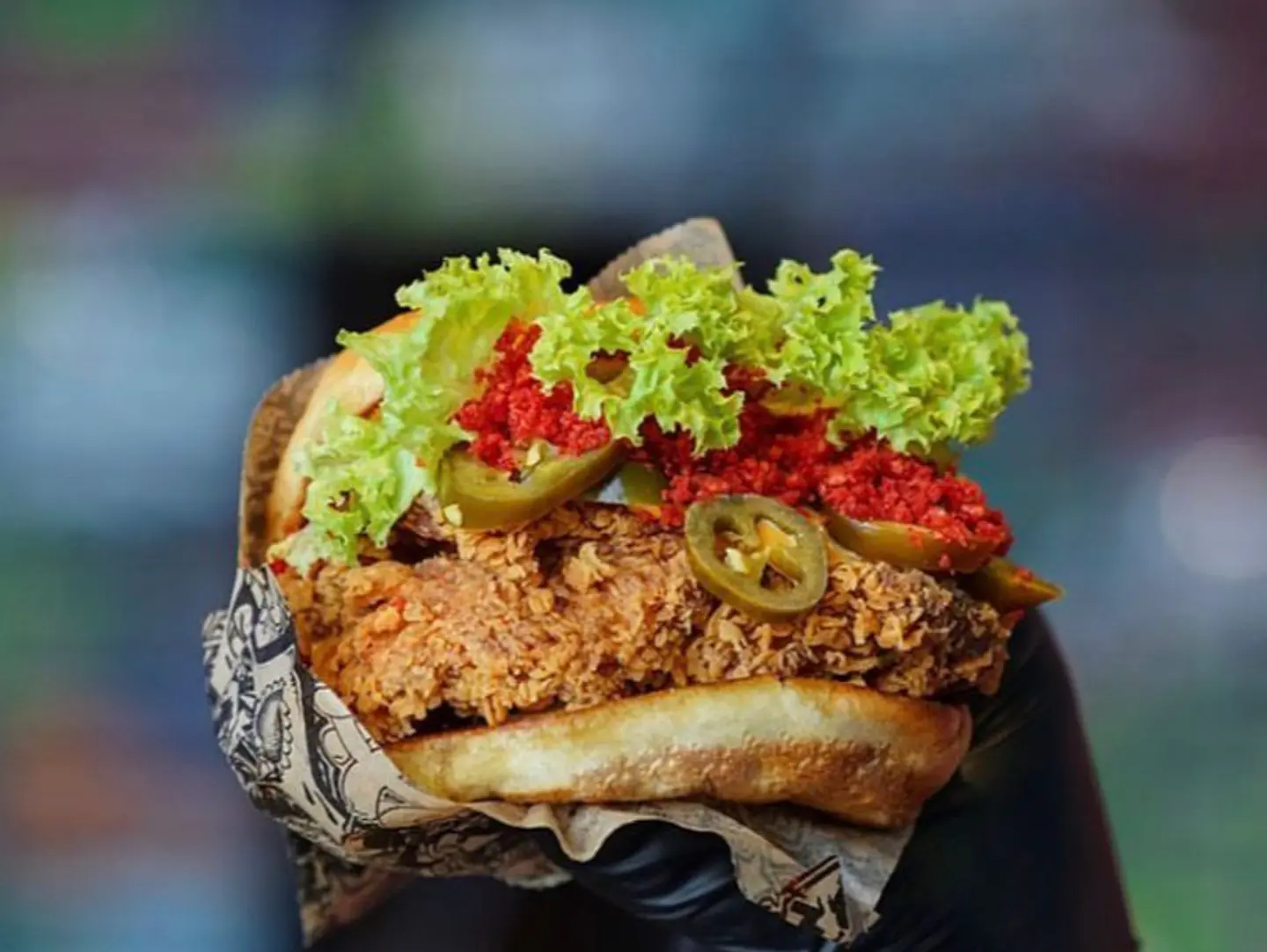 Spicy Crunchy Chicken Burger