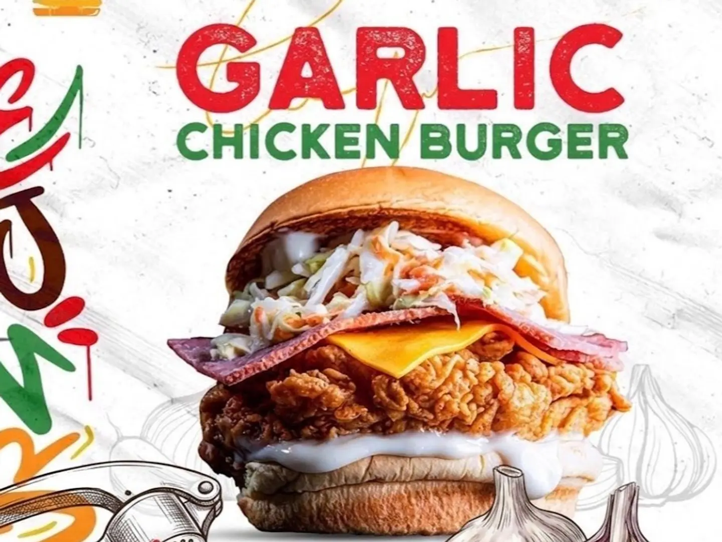 Garlic Chicken Burger