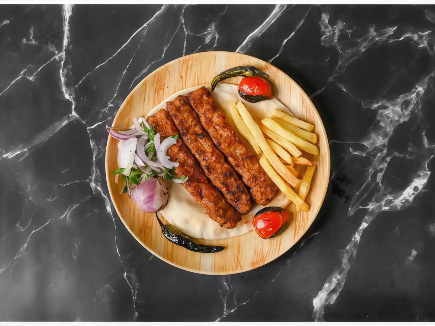 Meat Kebab For One Person