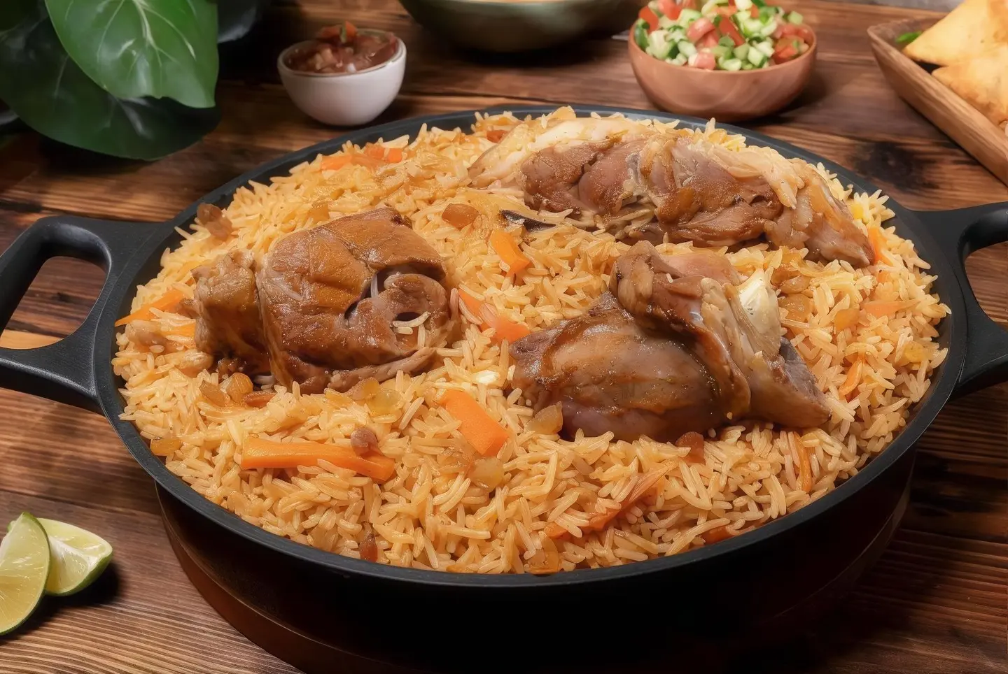 نفر لحم مع الارز