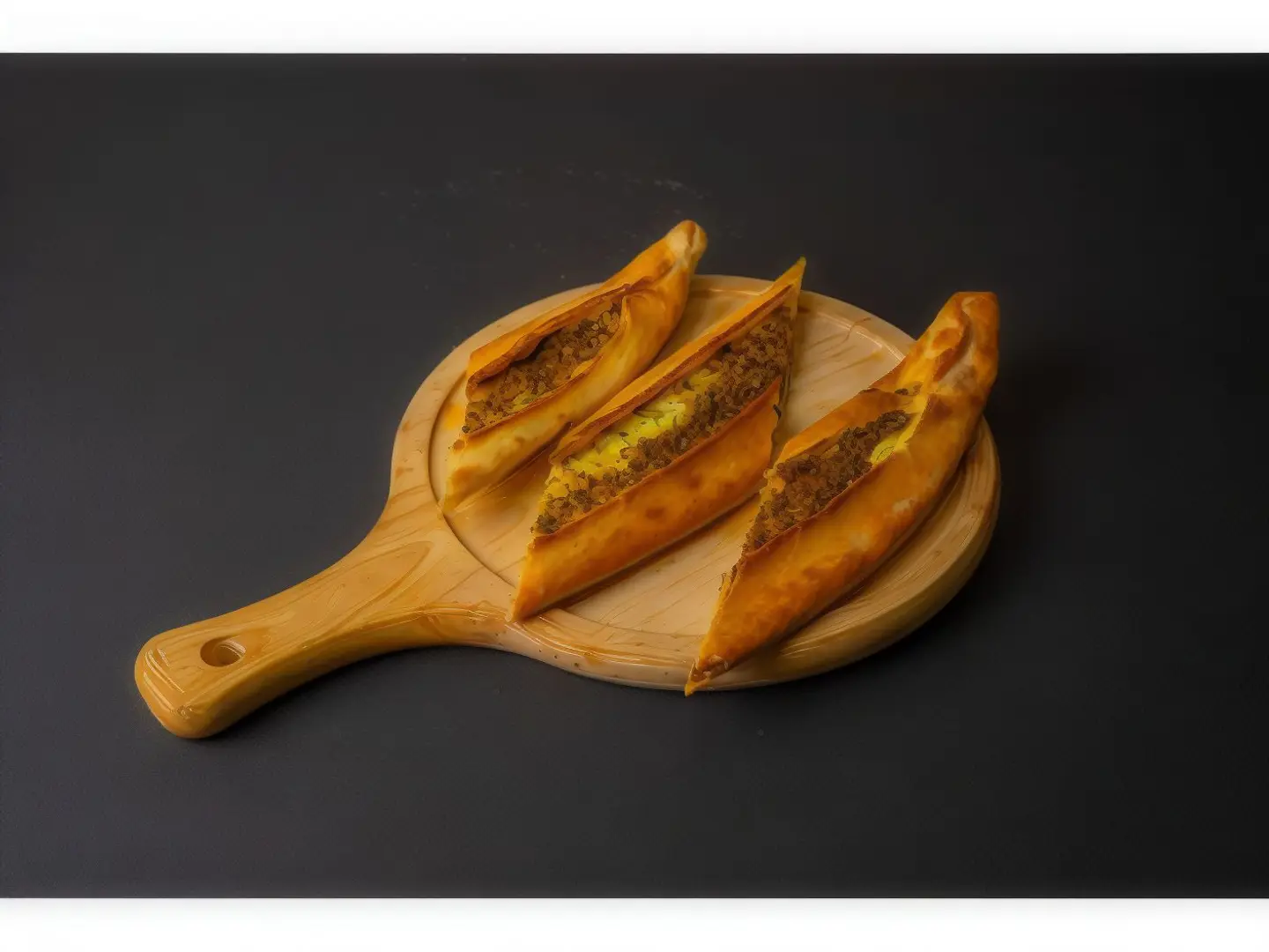 فطيرة جبن سائل بالزعتر