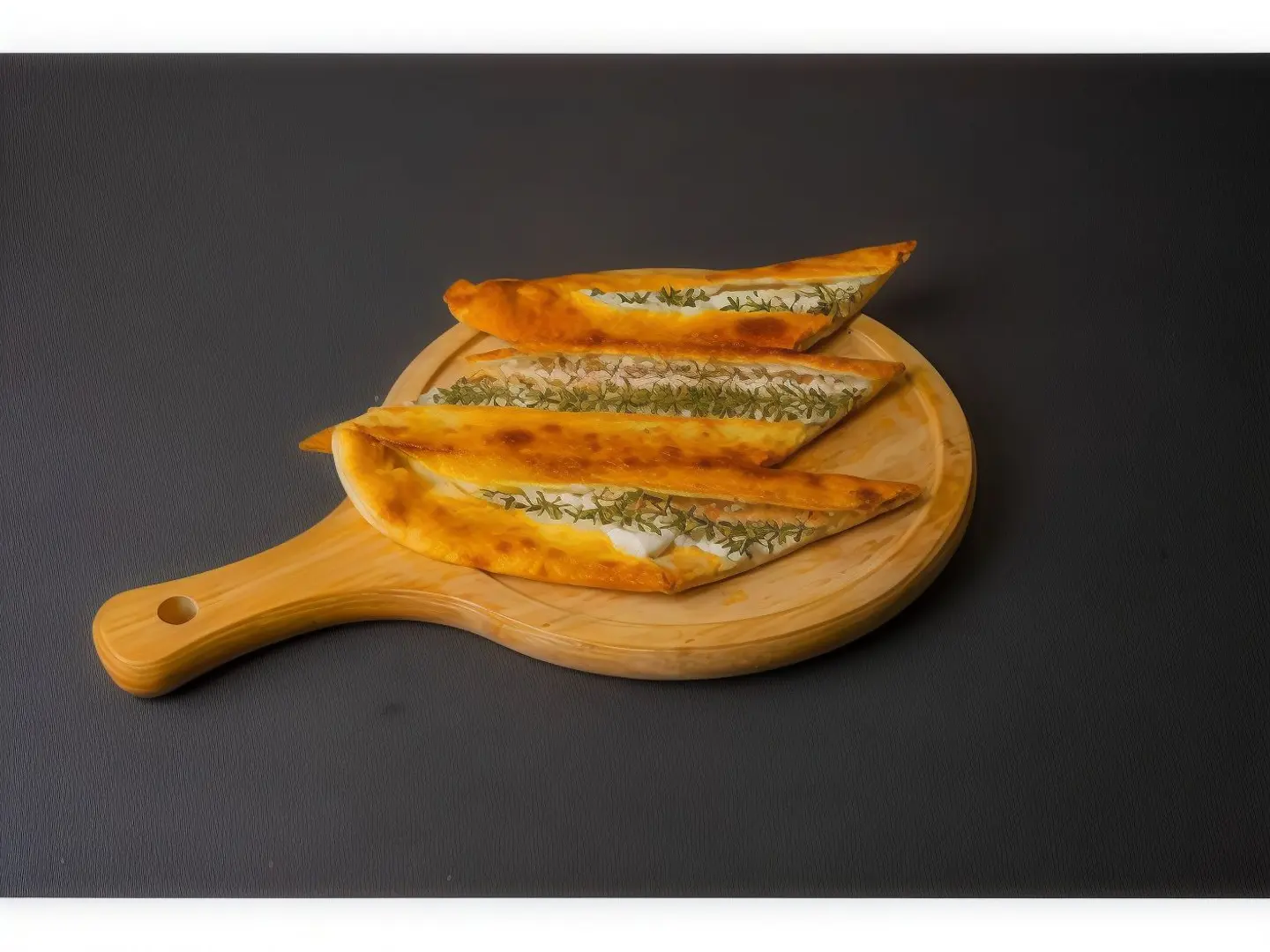 فطيرة لبنة بالزعتر البري