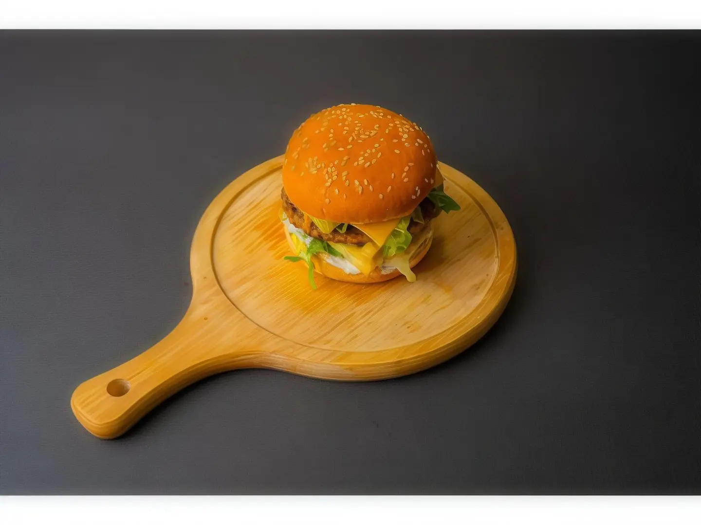 برجر لحم بالجبن