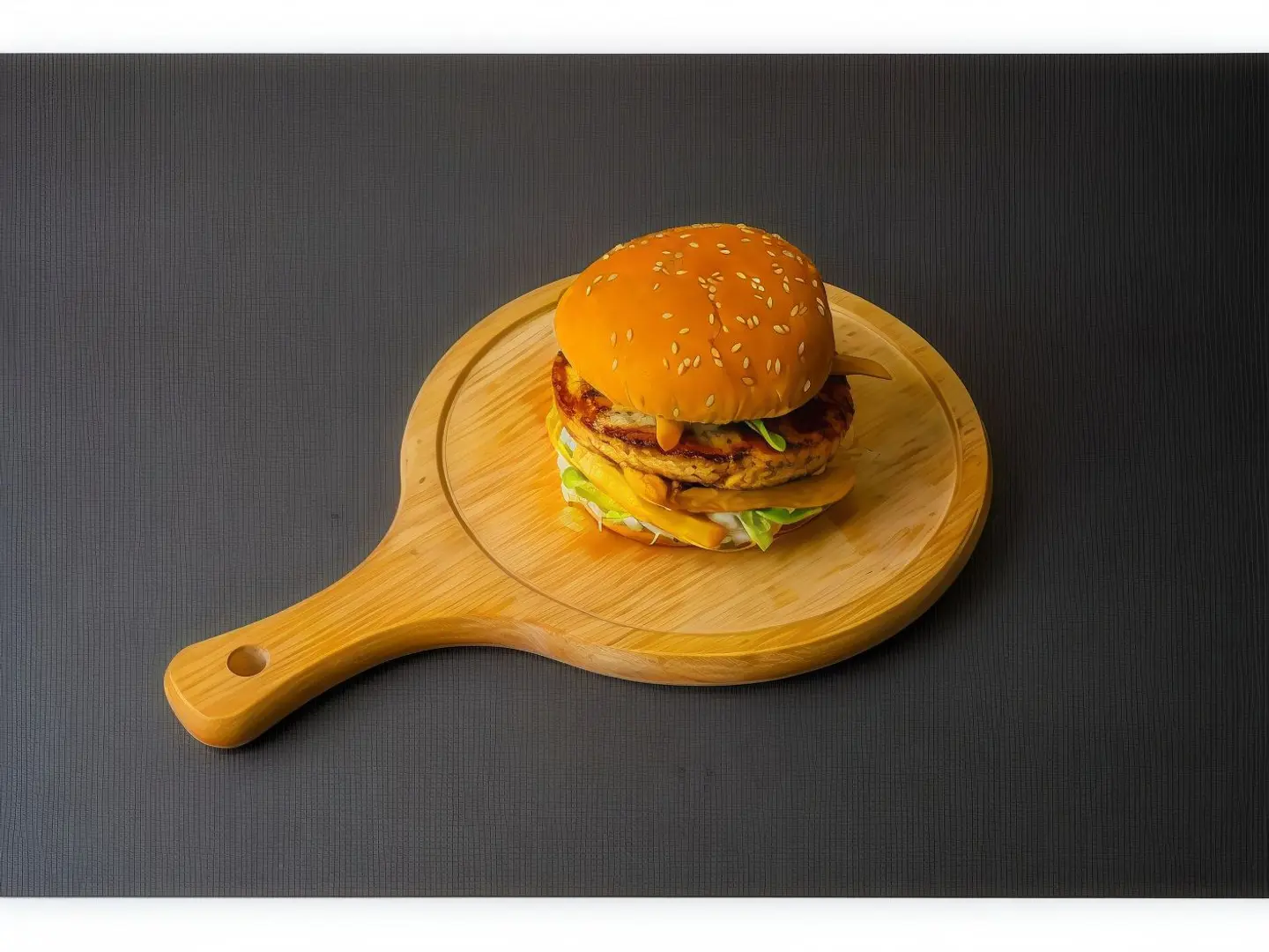 وجبة برجر دجاج