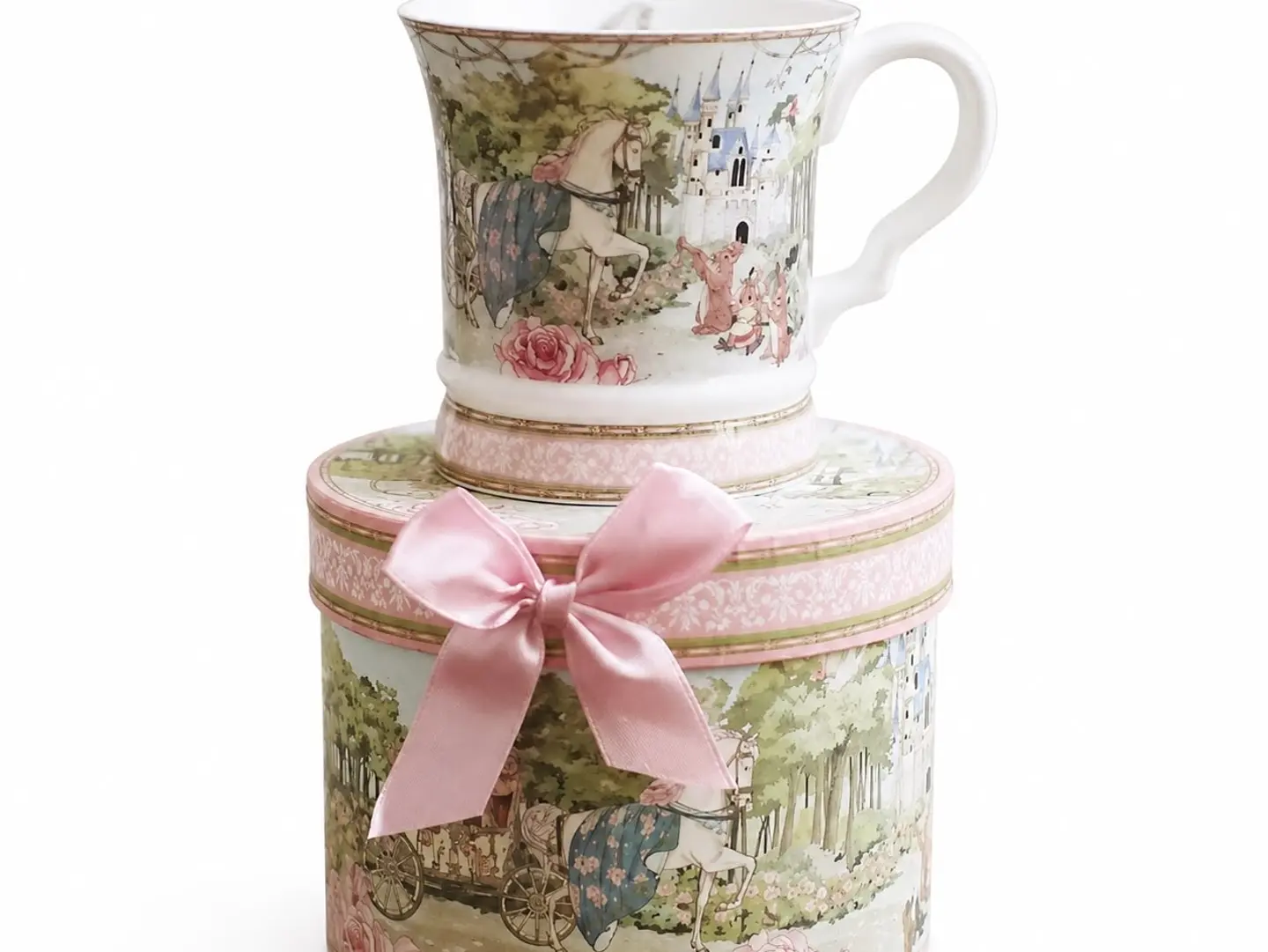 Luxury Porcelain Cup Set With Elegant Gift Box