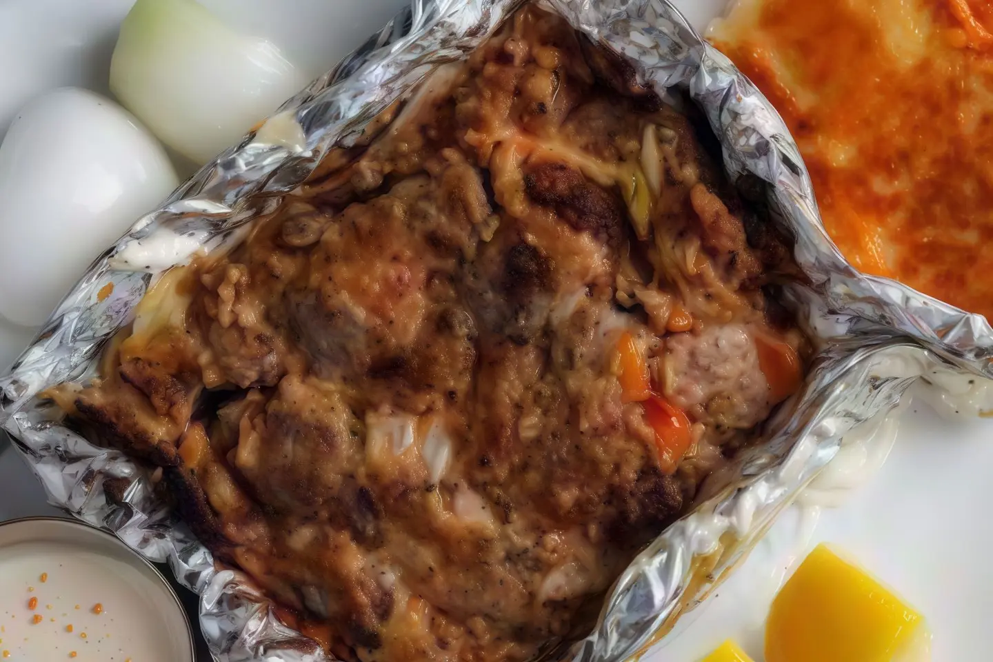 Buried Chicken Cheese Sirie