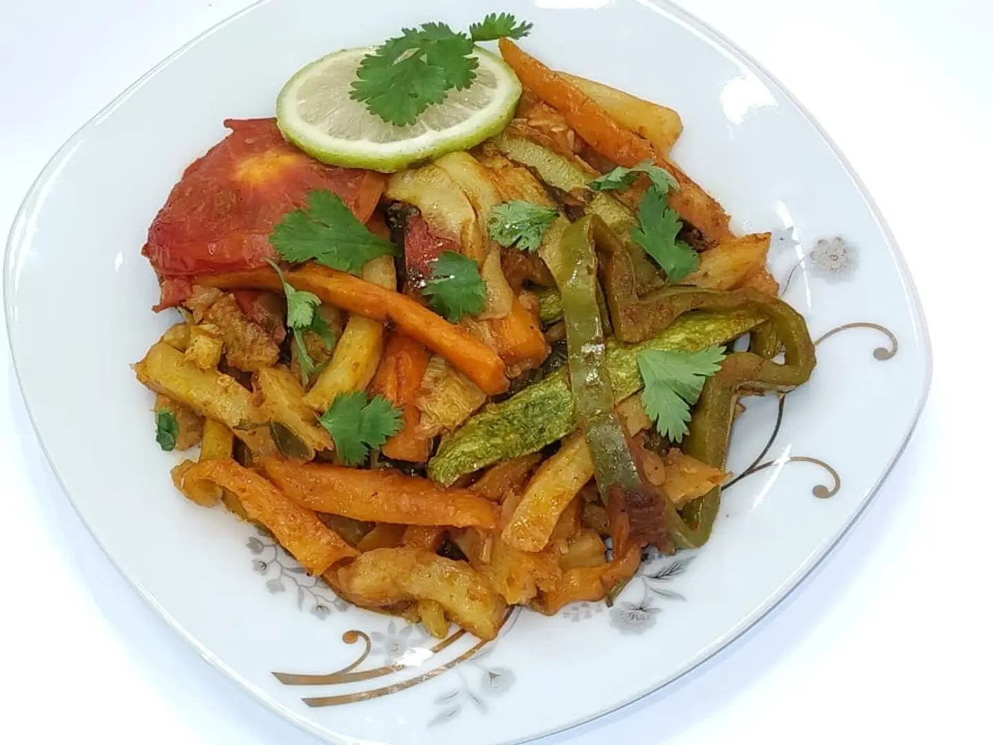 Oven Cooked Mixed Vegetables