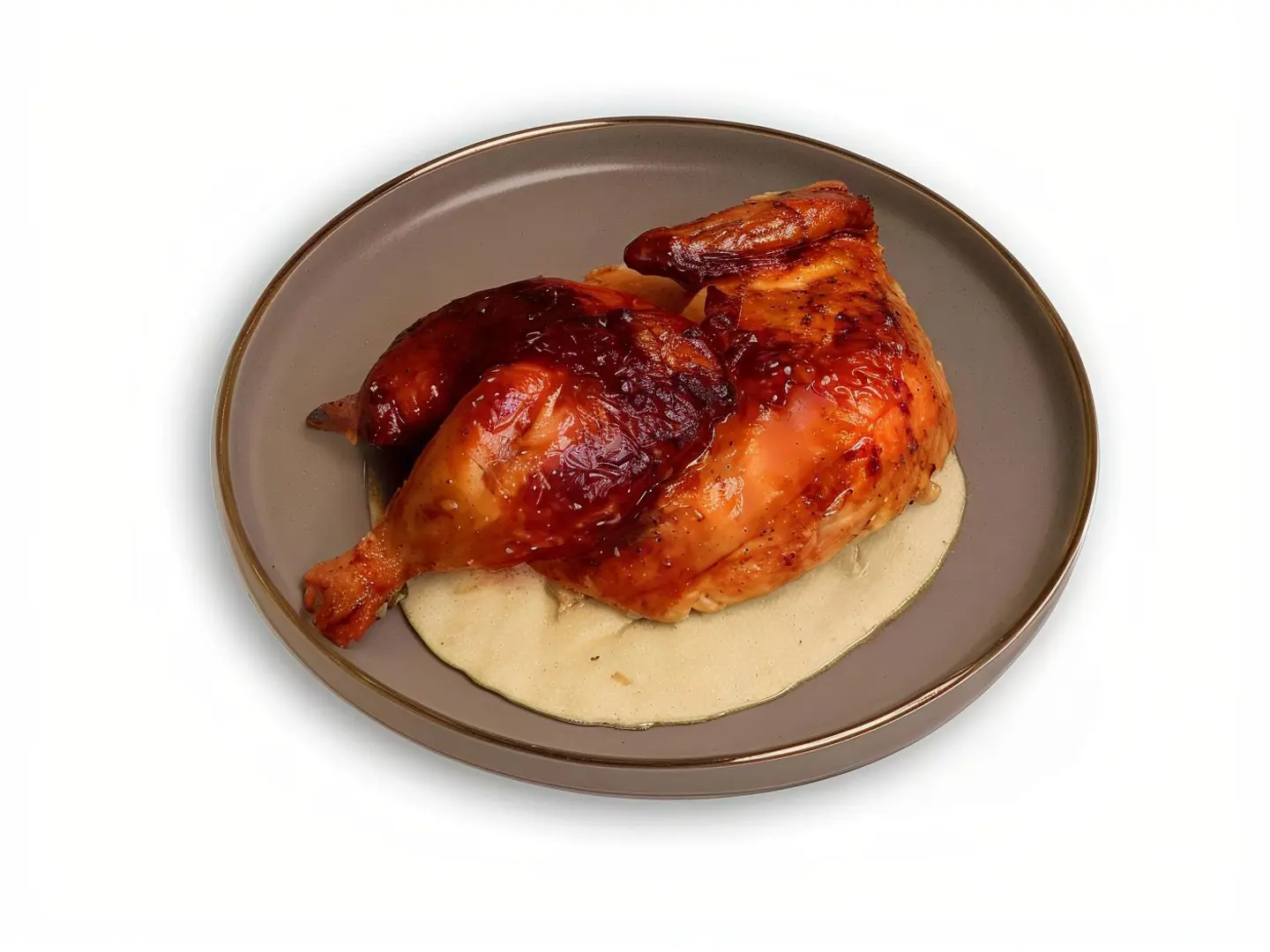 نص دجاج شواية سادة