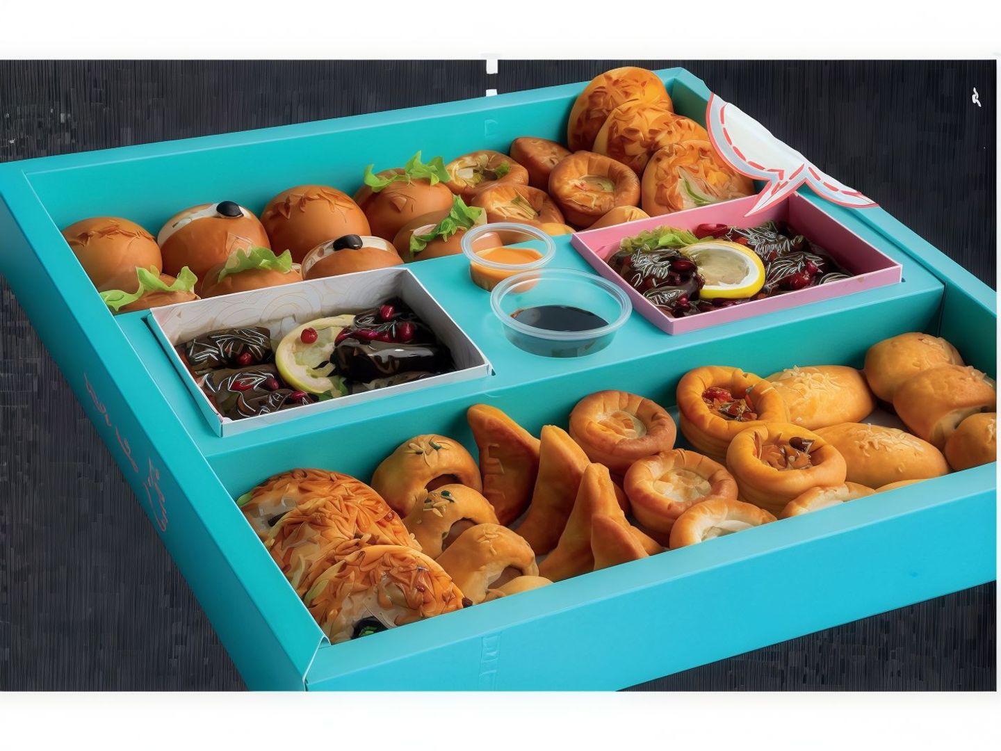 Large Box Of Saudi Pastries